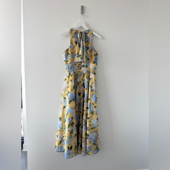 SACHIN & BABI Kate Floral Print Sleeveless Gown 10 - Picture 10 of 11